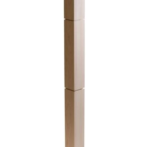 Horizontal Sawcut Wood Post