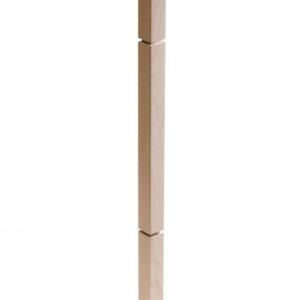 Horizontal Sawcut Wood Spindle