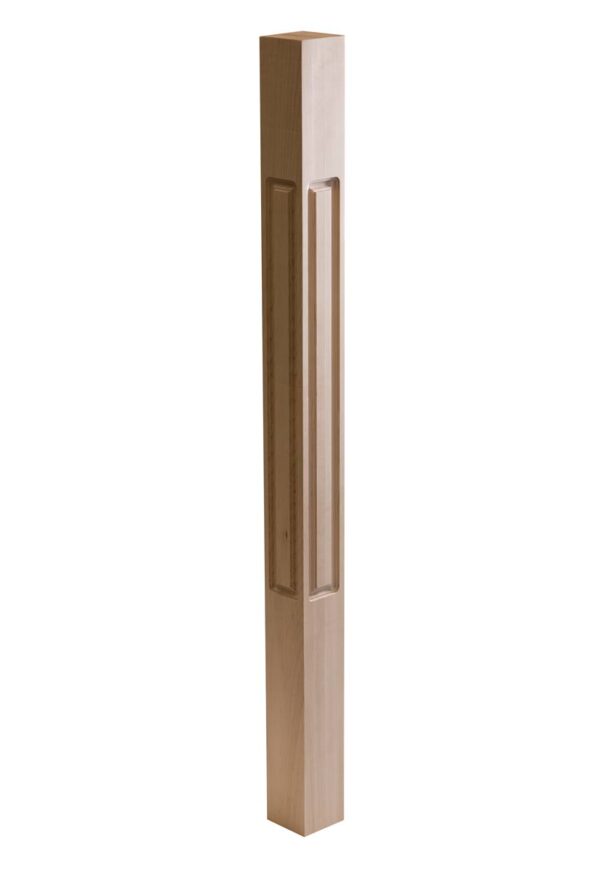 Routered Wood Post