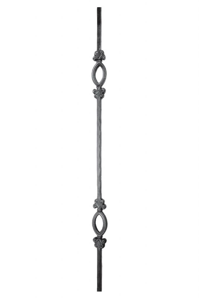 Double Fancy Oval Forged Spindle – Stairs, Spindles & Railings