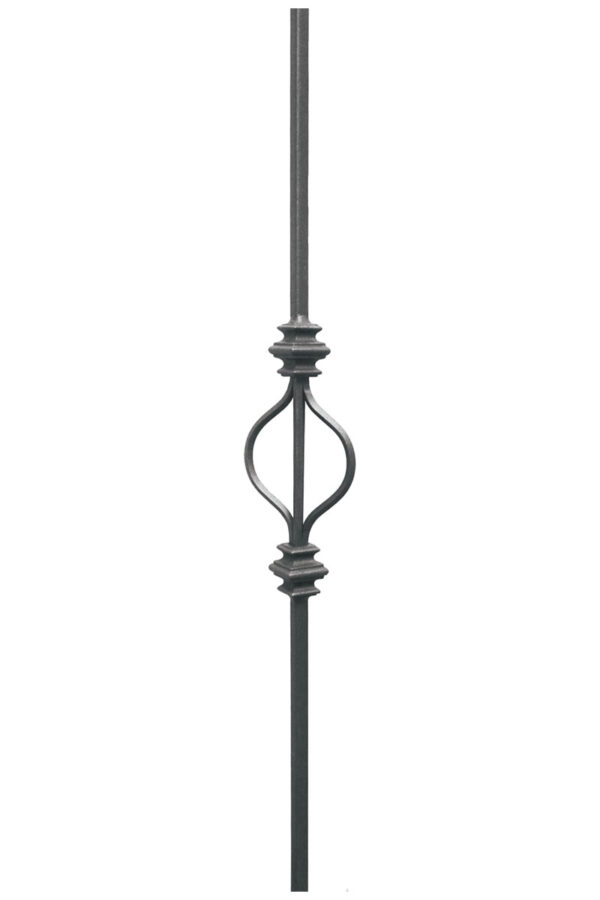 Square Double Knuckle Harp Smooth Centerpiece