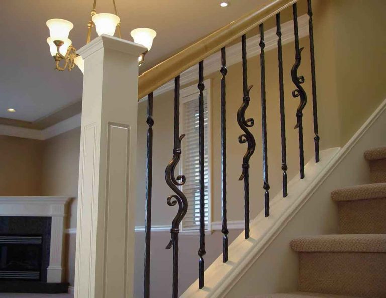 Square, Hammered on Edges Double Twist Spindle 40713 Stairs, Spindles & Railings