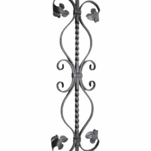 Square Smooth Triple Scroll Leaf