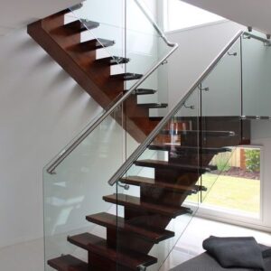 Mono Straight Stair with Solid Maple Treads SSR  e