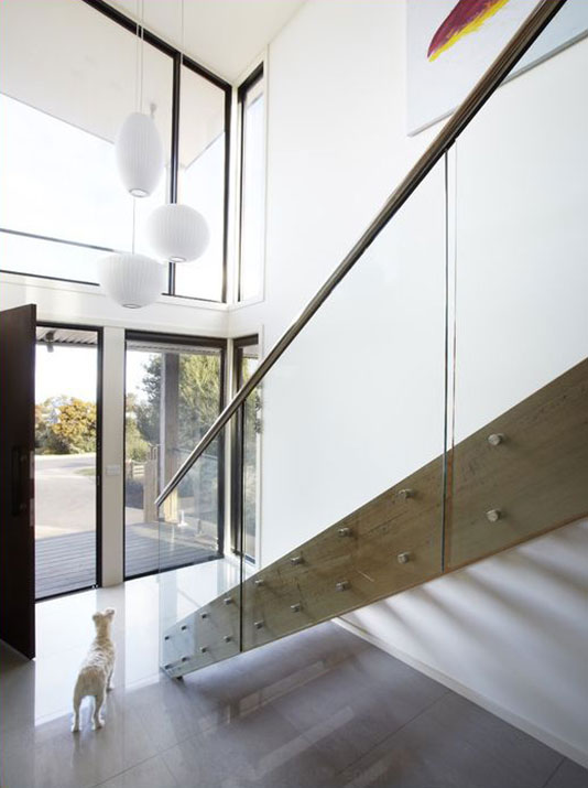 Glass Railing with Standoffs SSR